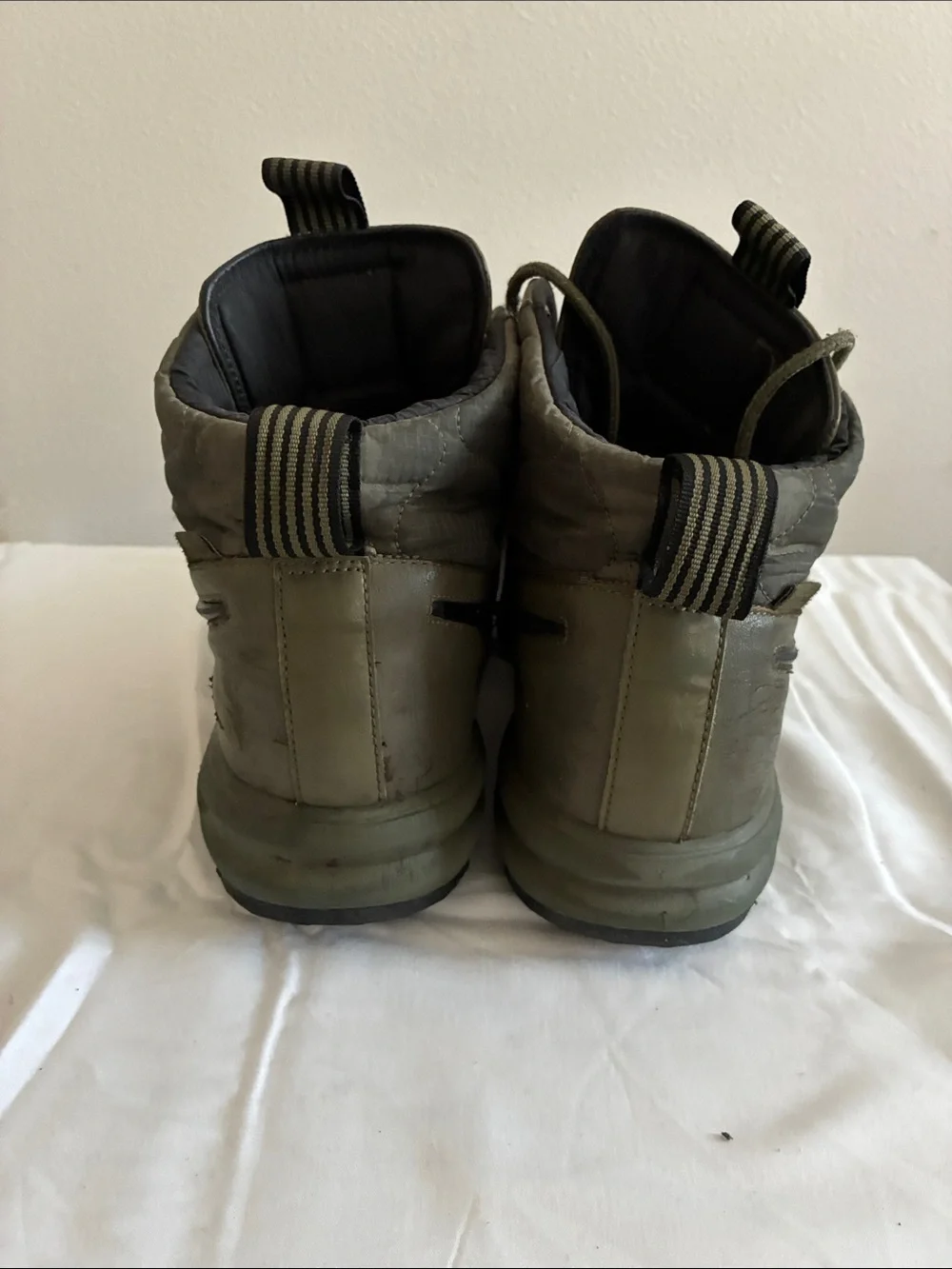 Nike Lunar Force 1 Duckboot ‘17 AF1 Medium Olive Winter Boots Men’s Size 12